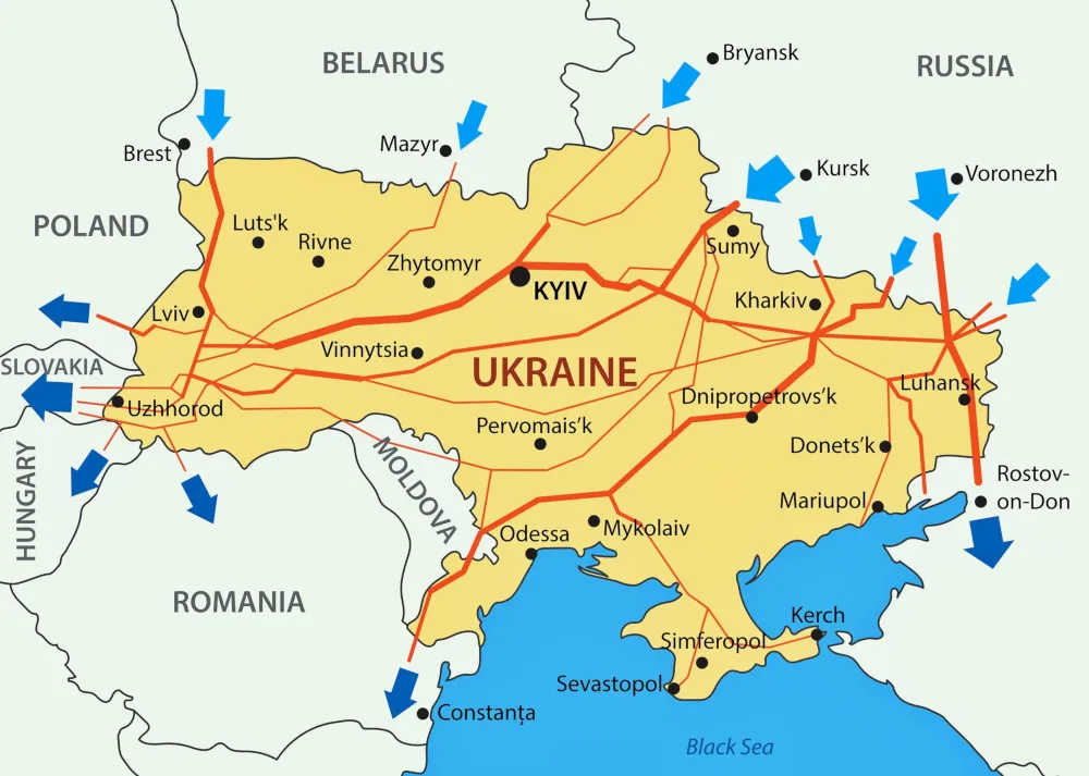 ukraine map